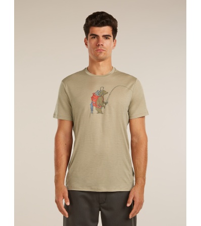 Тениска Icebreaker Merino 150 Tech Lite SS Tee Bear Catch M's
