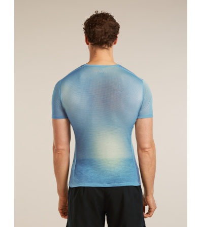 Тениска Icebreaker Merino Blend 75 Cool-Lite Featherlight SS Crewe AOP M's